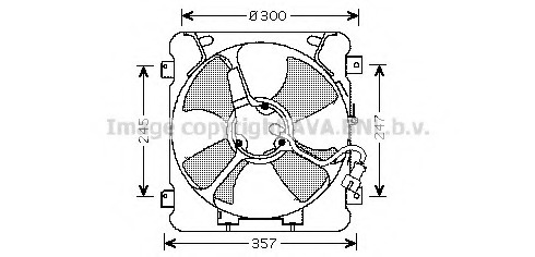 Ventilator, radiator HD7527 AVA QUALITY COOLING - Ventilator radiator Ventilator, radiator HD7527 AVA QUALITY COOLING - Ventilator radiator