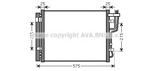 Condensator, climatizare HY5189 AVA QUALITY COOLING - Radiator clima Condensator, climatizare HY5189 AVA QUALITY COOLING - Radiator clima