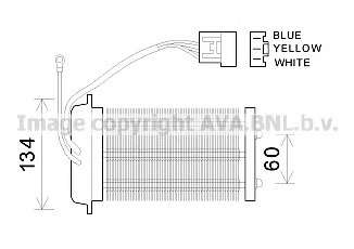 Schimbator caldura, incalzire habitaclu HY6234 AVA QUALITY COOLING - Schimbator caldura Schimbator caldura, incalzire habitaclu HY6234 AVA QUALITY COOLING - Schimbator caldura