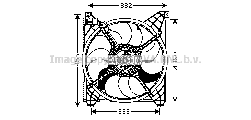 Ventilator, radiator HY7508 AVA QUALITY COOLING - Gmv (electroventilator ) Ventilator, radiator HY7508 AVA QUALITY COOLING - Gmv (electroventilator )