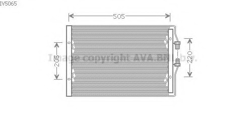 Condensator, climatizare IV5065 AVA QUALITY COOLING - Radiator clima Condensator, climatizare IV5065 AVA QUALITY COOLING - Radiator clima