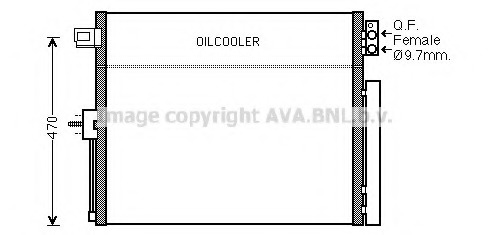 Condensator, climatizare JE5061 AVA QUALITY COOLING - Radiator clima Condensator, climatizare JE5061 AVA QUALITY COOLING - Radiator clima