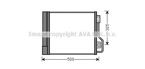 Condensator, climatizare MC5013 AVA QUALITY COOLING - Radiator clima Condensator, climatizare MC5013 AVA QUALITY COOLING - Radiator clima