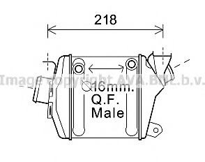 Intercooler, compresor OL4598 AVA QUALITY COOLING - Turbocompressor Intercooler, compresor OL4598 AVA QUALITY COOLING - Turbocompressor
