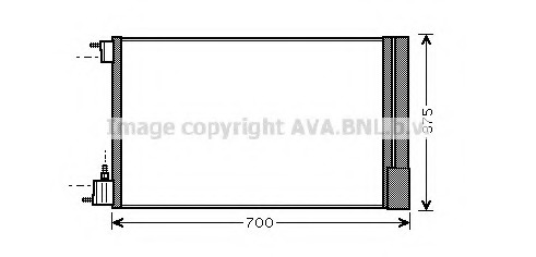 Condensator, climatizare OLA5478 AVA QUALITY COOLING - Radiator clima Condensator, climatizare OLA5478 AVA QUALITY COOLING - Radiator clima
