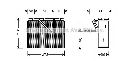 evaporator,aer conditionat OLV300 AVA QUALITY COOLING - Vaporizator evaporator,aer conditionat OLV300 AVA QUALITY COOLING - Vaporizator