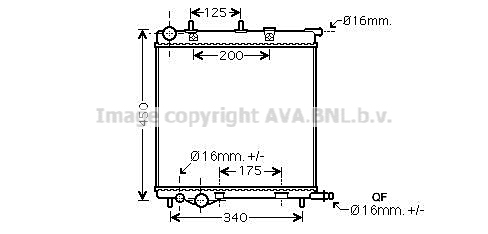 Radiator, racire motor PE2368 AVA QUALITY COOLING - Radiator apa/piese Radiator, racire motor PE2368 AVA QUALITY COOLING - Radiator apa/piese