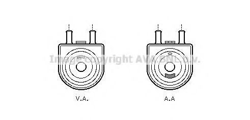 Radiator ulei, ulei motor PE3285 AVA QUALITY COOLING - Radiator ulei Radiator ulei, ulei motor PE3285 AVA QUALITY COOLING - Radiator ulei