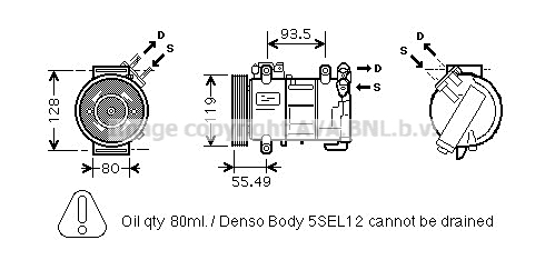 Compresor, climatizare PEK315 AVA QUALITY COOLING - Compresor/piese Compresor, climatizare PEK315 AVA QUALITY COOLING - Compresor/piese