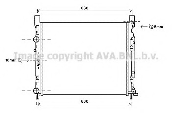 Radiator, racire motor RT2470 AVA QUALITY COOLING - Radiator apa/piese Radiator, racire motor RT2470 AVA QUALITY COOLING - Radiator apa/piese