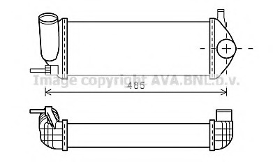 Intercooler, compresor RT4471 AVA QUALITY COOLING - Turbocompressor Intercooler, compresor RT4471 AVA QUALITY COOLING - Turbocompressor