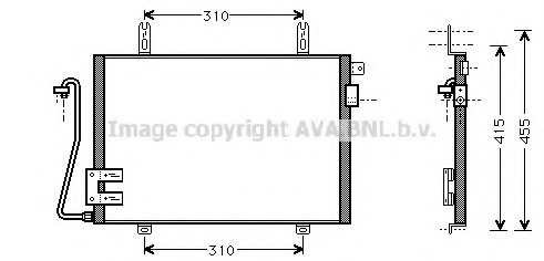 Condensator, climatizare RT5221 AVA QUALITY COOLING - Radiator clima Condensator, climatizare RT5221 AVA QUALITY COOLING - Radiator clima