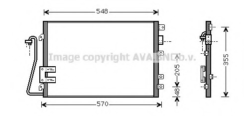 Condensator, climatizare RT5340 AVA QUALITY COOLING - Radiator clima Condensator, climatizare RT5340 AVA QUALITY COOLING - Radiator clima