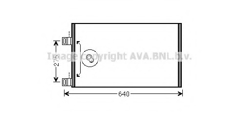 Condensator, climatizare RT5444 AVA QUALITY COOLING - Radiator clima Condensator, climatizare RT5444 AVA QUALITY COOLING - Radiator clima