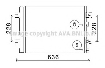 Condensator, climatizare RT5467 AVA QUALITY COOLING - Radiator clima