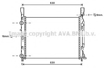 Radiator, racire motor RTA2469 AVA QUALITY COOLING - Radiator apa/piese Radiator, racire motor RTA2469 AVA QUALITY COOLING - Radiator apa/piese