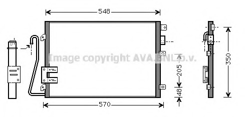 Condensator, climatizare RTA5275 AVA QUALITY COOLING - Radiator clima Condensator, climatizare RTA5275 AVA QUALITY COOLING - Radiator clima
