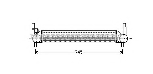 Intercooler, compresor ST4039 AVA QUALITY COOLING - Turbocompressor Intercooler, compresor ST4039 AVA QUALITY COOLING - Turbocompressor