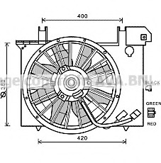 Ventilator, radiator VO7512 AVA QUALITY COOLING - Gmv (electroventilator ) Ventilator, radiator VO7512 AVA QUALITY COOLING - Gmv (electroventilator )