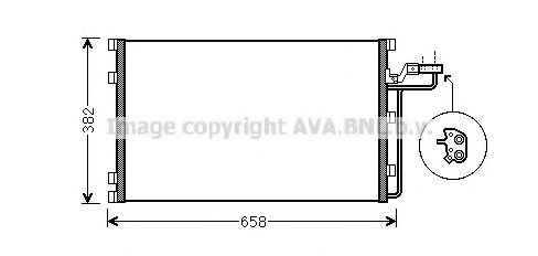Condensator, climatizare VOA5150 AVA QUALITY COOLING - Radiator clima Condensator, climatizare VOA5150 AVA QUALITY COOLING - Radiator clima