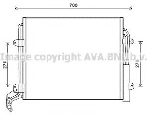 Condensator, climatizare VWA5324 AVA QUALITY COOLING - Radiator clima Condensator, climatizare VWA5324 AVA QUALITY COOLING - Radiator clima