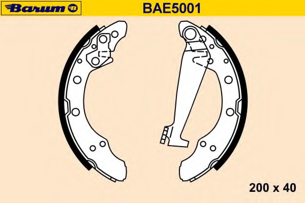 Set saboti frana BAE5001 BARUM - Material frictiune sabot frana/ sabot frana Set saboti frana BAE5001 BARUM - Material frictiune sabot frana/ sabot frana