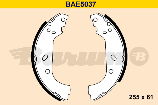Set saboti frana BAE5037 BARUM - Material frictiune sabot frana/ sabot frana Set saboti frana BAE5037 BARUM - Material frictiune sabot frana/ sabot frana