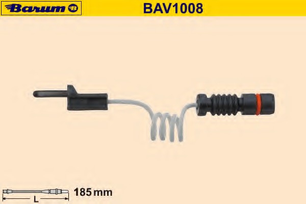 senzor de avertizare,uzura placute de frana BAV1008 BARUM - Indicator de uzura placute frana senzor de avertizare,uzura placute de frana BAV1008 BARUM - Indicator de uzura placute frana