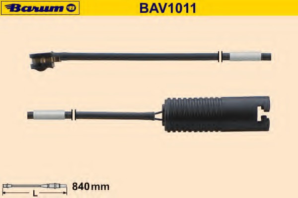 senzor de avertizare,uzura placute de frana BAV1011 BARUM - Componente/ accesorii frana senzor de avertizare,uzura placute de frana BAV1011 BARUM - Componente/ accesorii frana