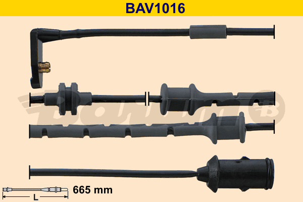 senzor de avertizare,uzura placute de frana BAV1016 BARUM - Indicator de uzura placute frana senzor de avertizare,uzura placute de frana BAV1016 BARUM - Indicator de uzura placute frana