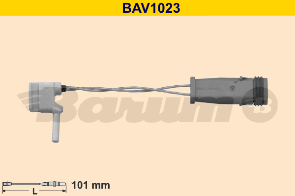 senzor de avertizare,uzura placute de frana BAV1023 BARUM - Set placute frana senzor de avertizare,uzura placute de frana BAV1023 BARUM - Set placute frana