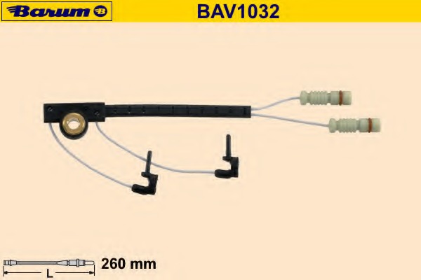 senzor de avertizare,uzura placute de frana BAV1032 BARUM - Frana disc senzor de avertizare,uzura placute de frana BAV1032 BARUM - Frana disc
