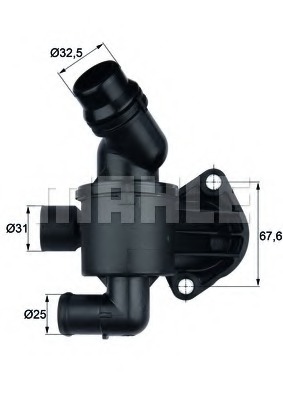 termostat,lichid racire TI 34 87 BEHR - Termostat