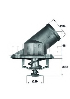 termostat,lichid racire TI 4 92 BEHR - Termostat termostat,lichid racire TI 4 92 BEHR - Termostat