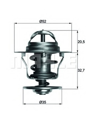 termostat,lichid racire TX 12 88D BEHR - Termostat termostat,lichid racire TX 12 88D BEHR - Termostat