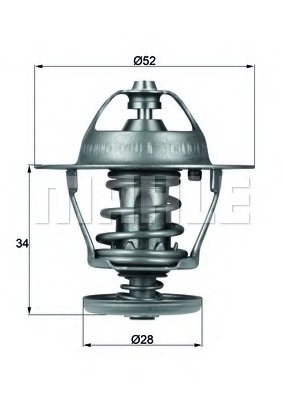 termostat,lichid racire TX 68 88D BEHR - Termostat termostat,lichid racire TX 68 88D BEHR - Termostat
