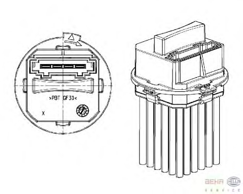 Reglaj, suflanta de interior 5DS 351 320-011 BEHR HELLA SERVICE - Motor ventilator/piese Reglaj, suflanta de interior 5DS 351 320-011 BEHR HELLA SERVICE - Motor ventilator/piese
