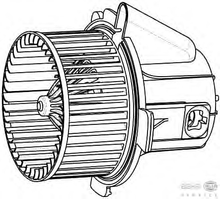 Ventilator, habitaclu 8EW 009 157-541 BEHR HELLA SERVICE - Motor ventilator/piese Ventilator, habitaclu 8EW 009 157-541 BEHR HELLA SERVICE - Motor ventilator/piese