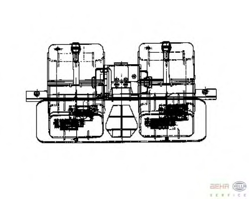 Ventilator, habitaclu 8EW 009 158-571 BEHR HELLA SERVICE - Motor ventilator/piese Ventilator, habitaclu 8EW 009 158-571 BEHR HELLA SERVICE - Motor ventilator/piese