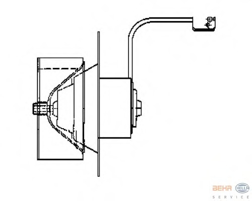 Ventilator, habitaclu 8EW 009 160-511 BEHR HELLA SERVICE - Motor ventilator/piese Ventilator, habitaclu 8EW 009 160-511 BEHR HELLA SERVICE - Motor ventilator/piese