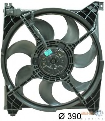 Ventilator, radiator 8EW 351 034-711 BEHR HELLA SERVICE - Gmv (electroventilator ) Ventilator, radiator 8EW 351 034-711 BEHR HELLA SERVICE - Gmv (electroventilator )
