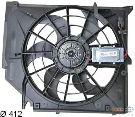 Ventilator, radiator 8EW 351 038-391 BEHR HELLA SERVICE - Gmv (electroventilator ) Ventilator, radiator 8EW 351 038-391 BEHR HELLA SERVICE - Gmv (electroventilator )