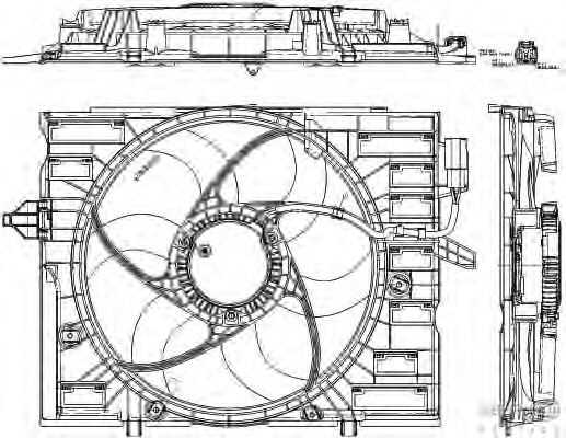 Ventilator, radiator 8EW 351 040-481 BEHR HELLA SERVICE - Ventilator radiator Ventilator, radiator 8EW 351 040-481 BEHR HELLA SERVICE - Ventilator radiator