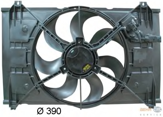 Ventilator, radiator 8EW 351 041-351 BEHR HELLA SERVICE - Gmv (electroventilator ) Ventilator, radiator 8EW 351 041-351 BEHR HELLA SERVICE - Gmv (electroventilator )