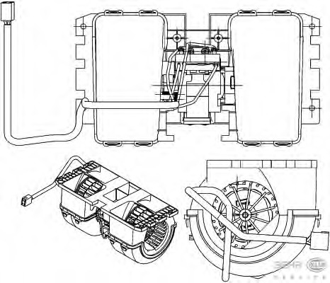 Ventilator, habitaclu 8EW 351 042-711 BEHR HELLA SERVICE - Motor ventilator/piese Ventilator, habitaclu 8EW 351 042-711 BEHR HELLA SERVICE - Motor ventilator/piese