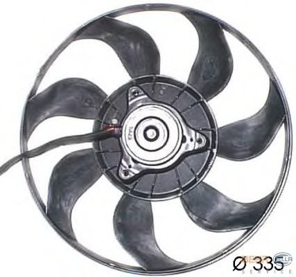 Ventilator, radiator 8EW 351 043-591 BEHR HELLA SERVICE - Gmv (electroventilator ) Ventilator, radiator 8EW 351 043-591 BEHR HELLA SERVICE - Gmv (electroventilator )