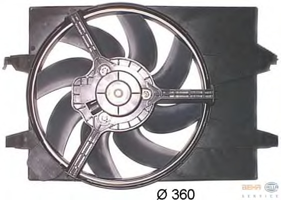 Ventilator, radiator 8EW 351 043-771 BEHR HELLA SERVICE - Gmv (electroventilator ) Ventilator, radiator 8EW 351 043-771 BEHR HELLA SERVICE - Gmv (electroventilator )
