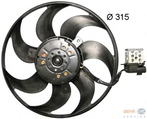 Ventilator, radiator 8EW 351 044-061 BEHR HELLA SERVICE - Gmv (electroventilator ) Ventilator, radiator 8EW 351 044-061 BEHR HELLA SERVICE - Gmv (electroventilator )