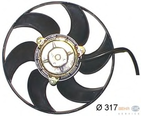 Ventilator, radiator 8EW 351 044-201 BEHR HELLA SERVICE - Ventilator radiator Ventilator, radiator 8EW 351 044-201 BEHR HELLA SERVICE - Ventilator radiator