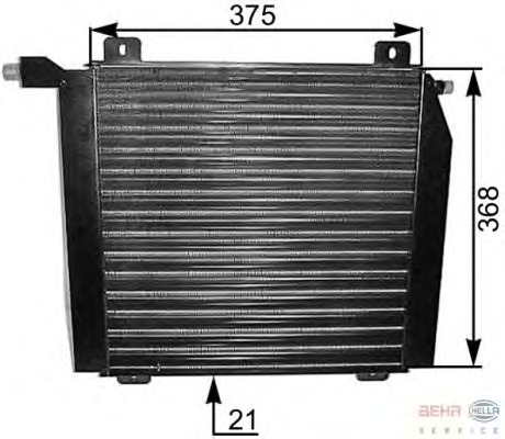 Condensator, climatizare 8FC 351 037-401 BEHR HELLA SERVICE - Radiator clima Condensator, climatizare 8FC 351 037-401 BEHR HELLA SERVICE - Radiator clima